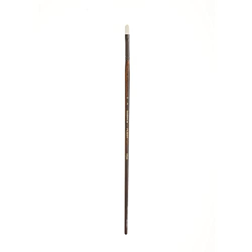 Seneca Artist Brush, Filbert 2 (1700FB-2) by Willow Wolfe, Professional Synthetic Bristle Paint Brush for Acrylic, Oil and Water Mixable Oil, Series 1700, 2 Filbert - size: 2