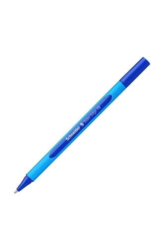 Schneider Slider Edge XB (Extra Broad) Ballpoint Pen, 1.4 mm, Light Blue Barrel, Blue Ink, Box of 10 Pens (152203) - color: Blue, size: 1 Count (Pack of 10)