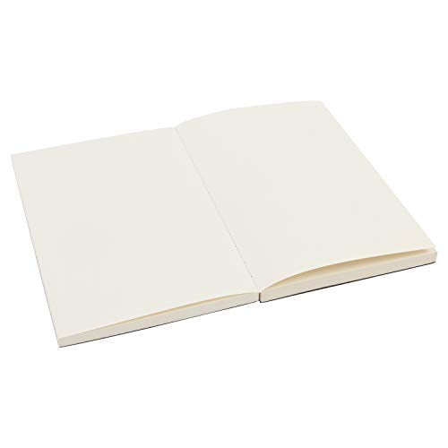 SoHo Urban Artist Open Bound Sketch Pads - Open Coptic Bound Sketch Pads for Drawing, Calligraphy, Any Dry Media, & More! - [White - 5.6x8.26 - Single] - color: White, size: 5.6x8.26" - Single