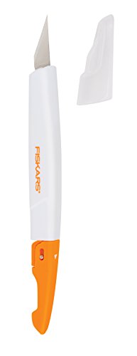 Fiskars 6" Easy Change Detail Craft Knife, Exacto Utility Knife - style: Easy Change Knife - #11 Blade