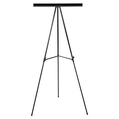 Amazon Basics Height Adjustable Aluminum Flipchart Easel Stand, Portable, for Whiteboard, Flip Chart, Poster Boards, Paper Pads and Signage, 35 x 2 x 28 Inches, Black - style: Lightweight Board Easel