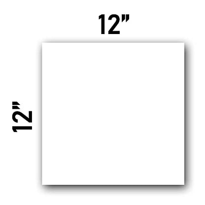 Nara Alcohol Ink Paper | Black, 12 x 12 inches, 350 Microns/360 GSM, Medium+, 10 Sheets, Stain-Free - color: Black_Square_Paper Sheets