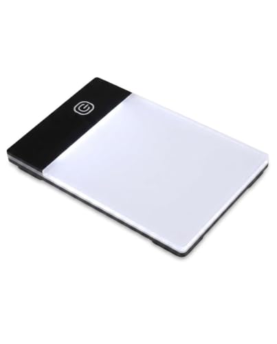 ZAICOLER LED Light Board, Flip Book Light Pads, Ultra Thin Portable Tracing Box with Adjustable Brightness & Non Slip Backing, Ideal for Drawing Animation & Art Craft
