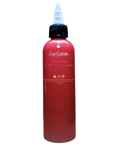 Ezgi Sertcetin Premium Cell Activator | Ready to Pour | Create Perfect and Unique Cells in Your Painting Works | 4oz by Volume (Rouge Red) - color: Rouge Red