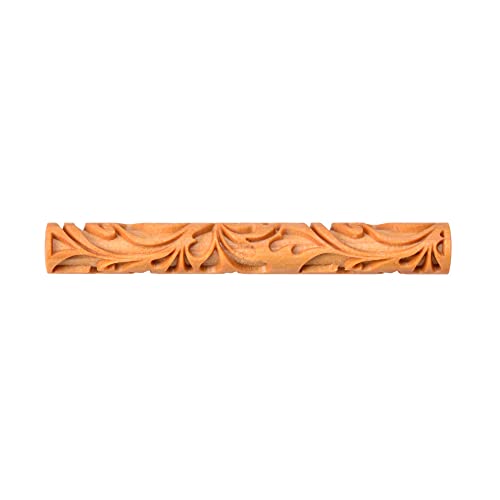 MKM Pottery Tools Wood Twig Rollers for Clay (TW-27 Floral Fun) - color: TW-27 Floral Fun