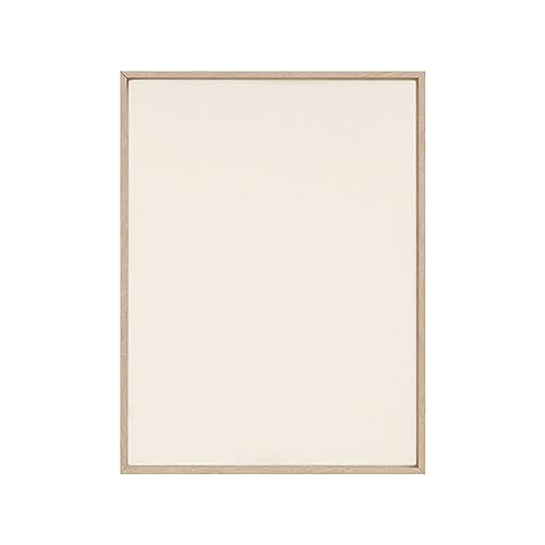 PIXY CANVAS Value Pack of 8x10 Stretched Canvas 1-1/2 (1.5) inch deep and Floater Frame for Your Paintings/Artwork/Wall Art/Wall Decor (Nordic White Oak, 8 x 10 inch, Portrait) - color: Nordic White Oak, size: 8 x 10 inch