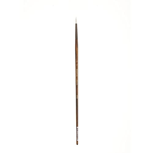 Seneca Artist Brushes by Willow Wolfe, Professional Synthetic Bristle Paint Brush for Acrylic, Oil and Water Mixable Oil, Series 1700, 2 Round - size: 2