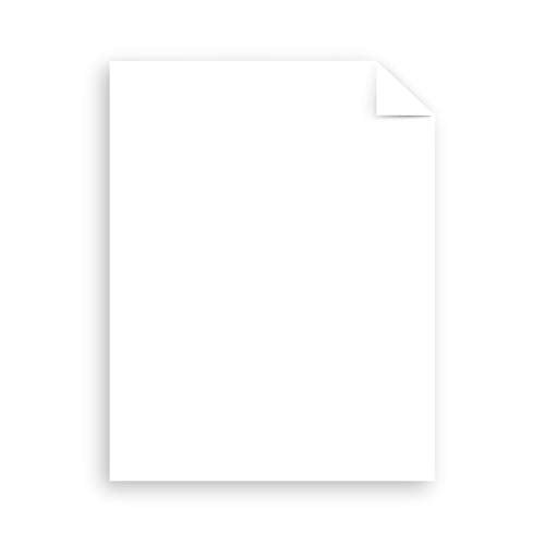 Neenah Vellum Bristol Cardstock, Lightweight, 4 Packs of 325 Sheets/1300 Sheets, 67 lb/147 gsm, 94 Brightness, 8.5" x 11" - MORE SHEETS! (91633-02) - size: 4-Pack