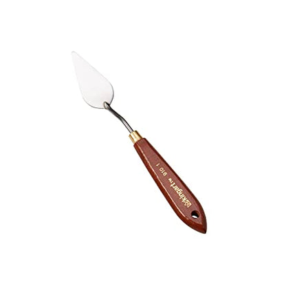 KINGART Short Taper TROWEL PALETTE KNIFE and Painting Tool for Scraping, Mixing and Painting with Oil and Acrylic Paints - size: Short Taper
