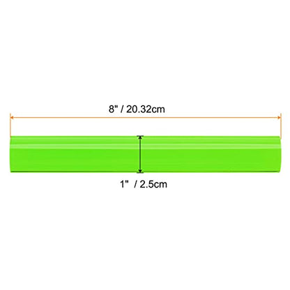 HARFINGTON Acrylic Clay Roller 8 Inch x 1 Inch Solid Non-Stick Plastic Round Tube Roller Polymer Clay Rod Fondant Rolling Pin for Shaping, Sculpting, Modeling DIY Crafts, Green - color: Green, size: 8 Inch x 1 Inch