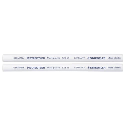 STAEDTLER Mars Plastic Eraser Refills - 18 Pack, 36 Count | Latex-Free Erasers, Replacements for Refillable Holder, Home, School & Office, White - style: 18 Pack - 2 Eraser Refills / Pack