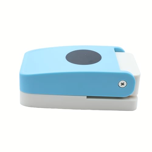 1 Inch Circle Punch Round Craft Lever Handmade Paper Crafting Scrapbooking Cards Candy Color by Random 25.4mm Single Hole - color: 1 inch Circle