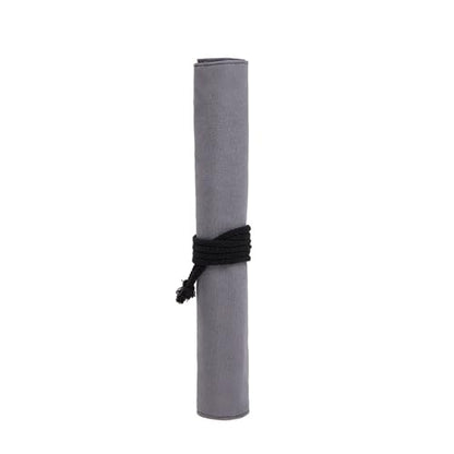 Funny live Paint Brush Holder Art Supplies, Artist Brush Holder & Art Supply Storage Organizer Roll-Up Case Bag, Protect Acrylic Oil Watercolor Paintbrushes (Grey-20 Slot Pockets) - style: Grey-20 Slot Pockets