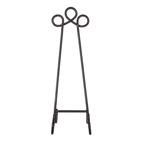 Creative Co-Op DE1159 Grey Metal Easel 24 Inch High