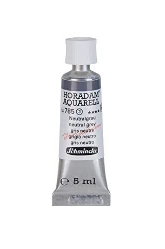 Schmincke - HORADAM® AQUARELL - finest artists' watercolours, neutral grey - 5 ml - color: 785 neutral grey, size: 0.17 Fl Oz (Pack of 1)