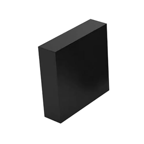 MIKMAYTOO Rubber Bench Block Jeweler's Rubber Bench Block Rubber Stamping Block for Hammering, Shaping, Chasing, Flattening Metals (100 * 100 * 25mm) - color: 100*100*25mm