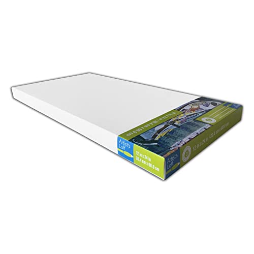 Artist's Loft Level 3 Gallery Wrapped Heavy Duty Canvas - size: 12 x 24