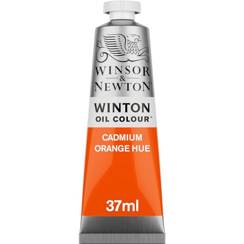 Winsor & Newton Winton Oil Color, 37ml Tube, Cadmium Orange Hue | High-quality pigments, Durable, Lightfast, Permanent, Uniform Consistency, Great Pigment Load - color: Cadmium Orange Hue, size: 1.25 Fl Oz (Pack of 1), style: 1.25-oz Tube