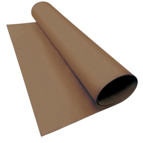 LotusFoam EVA Foam Sheet 3mm – 44"x 85" Craft Foam for Cosplay, Costumes & DIY, High Density 130 kg/m3, Heat Shapeable, Paintable, 35 Colors (Pecan) - Pecan - color: Pecan