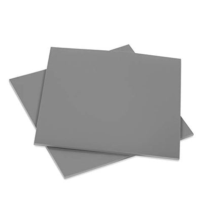2 Pcs 6x6 Soft Linoleum Carving Block, Linocut Block for Printmaking, Gray | Engraving Art Project, Printmaking Artist Studio Supplies - color: Gray, size: 6'' x 6'' 2 Pack