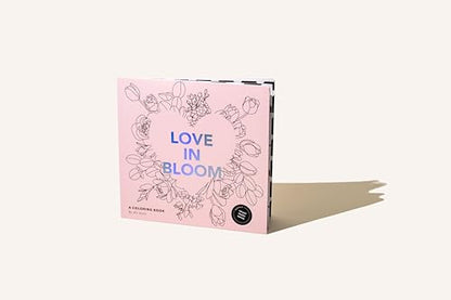 Love in Bloom: A Valentine's Coloring Book for Adults Featuring Romantic Floral Patterns and Frameable Wall Art
