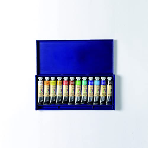 Maimeri Artist Gouache Plastic Box Set - Set of 12 Colors, 20 ml tubes