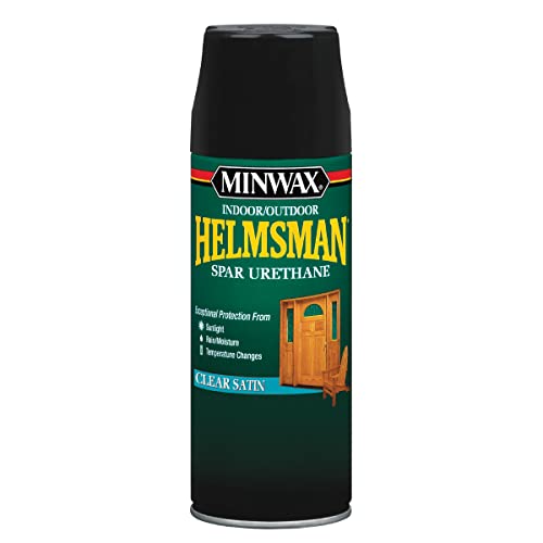 Minwax Helmsman Spar Urethane Aerosol Spray, 11.5 ounce, Satin - size: 11.5 oz Aerosol, style: Satin