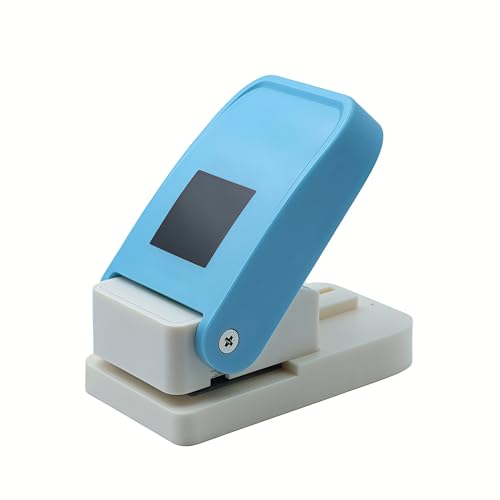 1.5 inch Square Punch Craft Lever Punch Handmade Paper Punch for Crafting Scrapbooking Cards,DIY Cards Making 1.5X1.5 inch Equilateral Square Colour By Random - color: W25-1.5LP Square