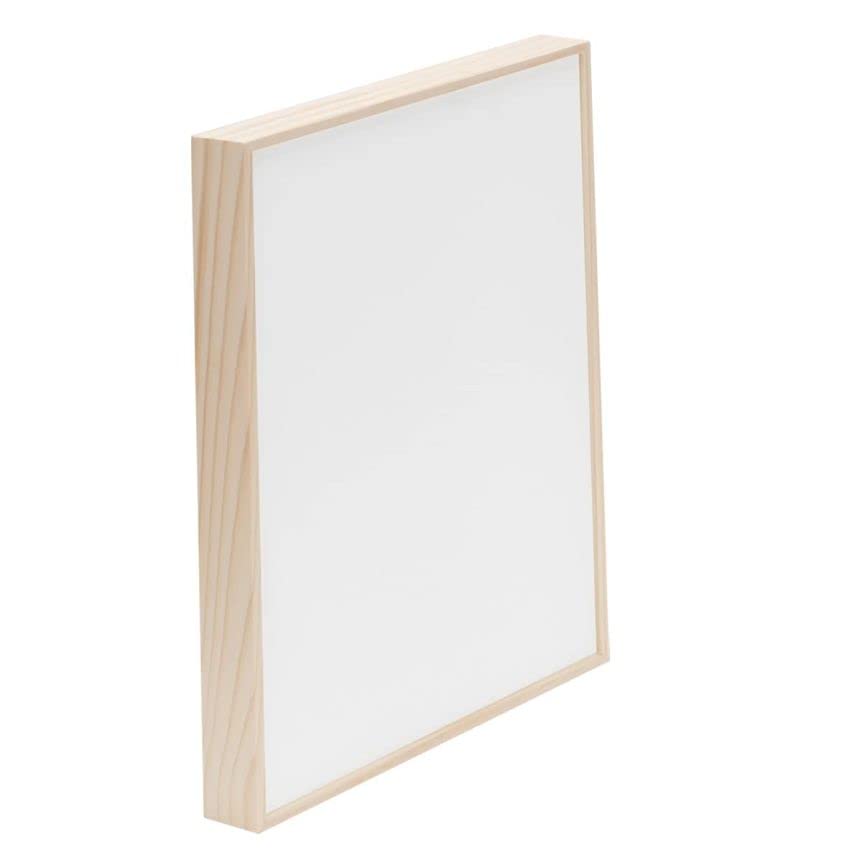 Da Vinci Pro Liquid Art Multi-Media Panel 8x10, 1-1/2" Deep Gesso Board with Natural Wood Frame, Raised Lip Wood Canvas Panel Ideal for Artists Using High Flow Acrylics and Alcohol-Based Dyes - size: 8x10"