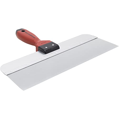 MARSHALLTOWN DuraSoft Taping Knife, 14 Inch, Drywall Tool, Assembled in USA | 14 Inch Stainless Steel Blade, 3 Inch Wide, DuraSoft Handle, Spreads and Feathers Joint Compound, Mud and Putty Knife, 3514SD