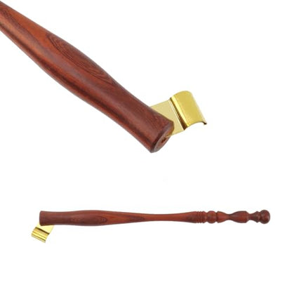 2pcs Oblique English Calligraphy Dip Pen Nib Holder, Red Brown | with Multi-Fit Brass Flange, Wooden Ink Pen, Oblique Pointed Pen Nib Holders, for Drawing, Signing, Painting, Writing - color: Red Brown