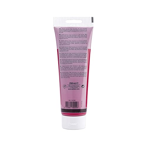 Pebeo Studio Acrylics High Viscosity, Fine Acrylic, 250 ml - Primary Magenta - color: Primary Magenta, size: 8.45 Fl Oz (Pack of 1)
