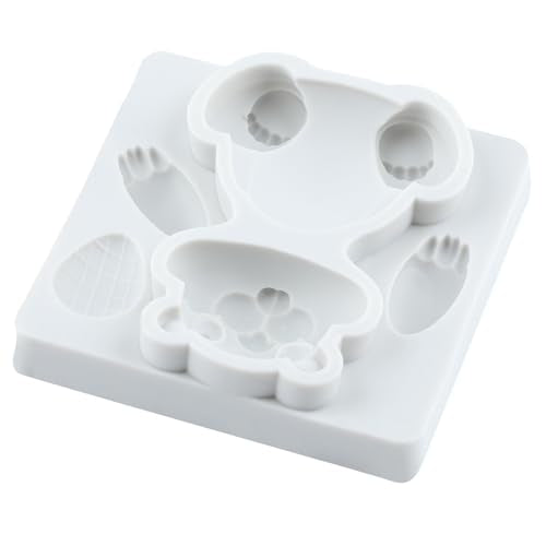 Beaver Polymer Clay Mold Beaver Woodland Animal Silicone Molds - color: Style J
