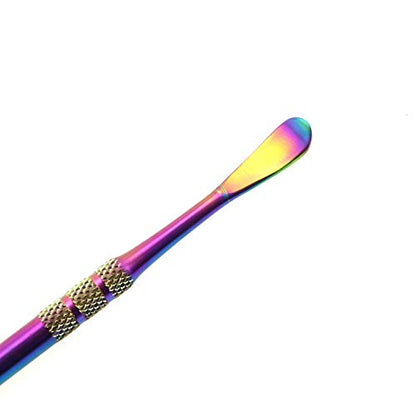 Maxmoral Rainbow Wax Carving Tool Stainless Steel Sculpting Modeling Tool - color: Rainbow
