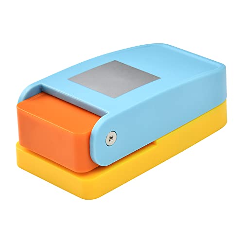 5/8 inch Square Punch Craft Lever Punch Handmade Paper Punch for Crafting Scrapbooking Cards,DIY Cards Making 0.625X0.625 inch Equilateral Square Color by Random - color: 5/8 inch Square