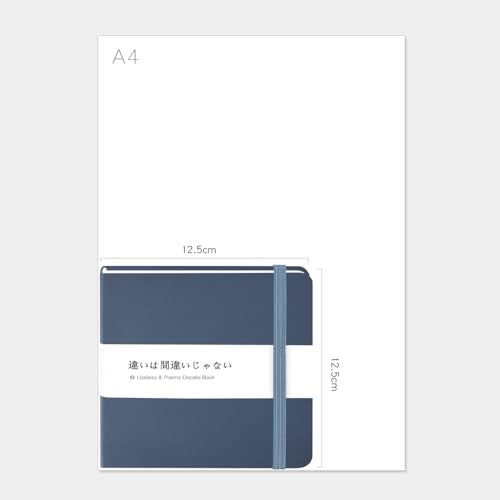 5x5" Sketchbook,Pocket Hardcover Notebooks,Sketch Books for Drawing Writing | 80gsm Blank Pages,96Sheet/192Pages,PU Leather Cover,Portable Small Size for Sketching,Diary Memo Planner.Haze Blue - color: A-PU-Haze Blue