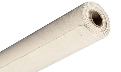 Creative Mark Spectrum Universal Unstretched Cotton Canvas Roll - 84" x 30 Yards 15 oz (17.4 oz Primed) Double Primed, Rich White Acid-Free Acrylic Priming, Canvas Rolls for Painting