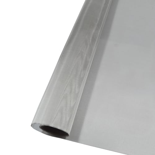 304 Stainless Steel Mesh Screen 15.7" x 47.2", 200Mesh 0.07mm Hole | 0.05mm Wire Metal Mesh Sheet, Rustproof & Heat-Resisting Fine Wire Mesh Easy to Cut for Filter Mesh and DIY Project - size: 40 x 120 cm, style: 200Mesh x 0.05mm