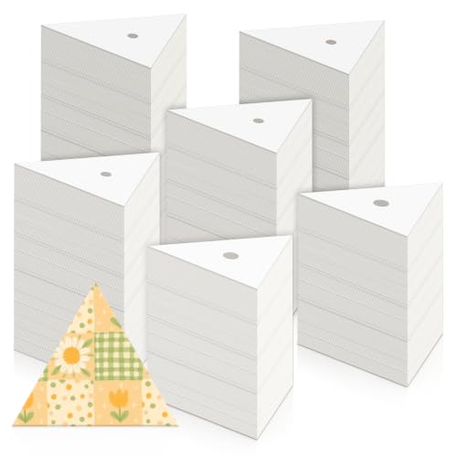1000 PCS 1" Equilateral Triangle Paper Piecing Templates, Quilting Templates Accessories for DIY Patchwork Crafts and Sewing Supplies﻿ - size: 1 Inch-1000pcs Equilateral Triangle