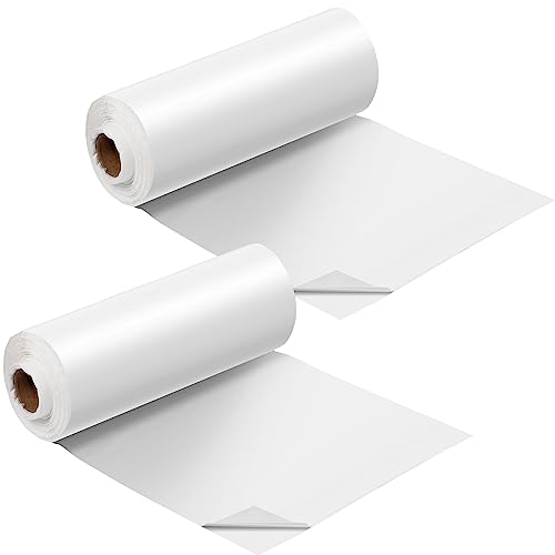 Moukeren 2 Roll Plastic Tablecloth Wedding Circus Party,White - color: White