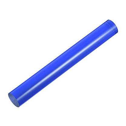 HARFINGTON Acrylic Clay Roller 8 Inch x 1 Inch Solid Non-Stick Plastic Round Tube Roller Polymer Clay Rod Fondant Rolling Pin for Shaping, Sculpting, Modeling DIY Crafts, Blue - color: Blue, size: 8 Inch x 1 Inch
