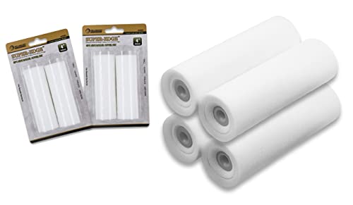 ROLLINGDOG 4 Inch Paint Roller Covers Mini Foam Roller Paint 4PCS - color: 4pc 4" Concave Roller