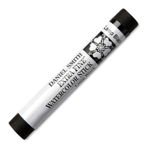 DANIEL SMITH Extra Fine Watercolor Stick 12ml Paint Tube, Lamp Black (Model: 284670029) - color: Lamp Black