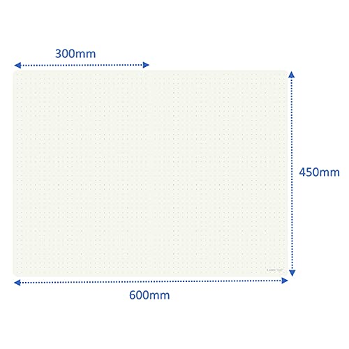 LION Foldable, Portable & Reversible Self-Healing Cutting Mat, 18" x 24", with 1cm Dot Grid, PVC Free, Dark Gray Front & Off-White Back, 1 ea. (FCM-60) - size: 23.6"L x 17.7"W