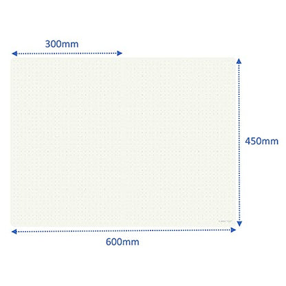 LION Foldable, Portable & Reversible Self-Healing Cutting Mat, 18" x 24", with 1cm Dot Grid, PVC Free, Dark Gray Front & Off-White Back, 1 ea. (FCM-60) - size: 23.6"L x 17.7"W
