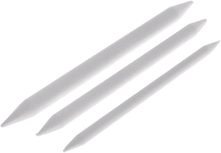 3 Sizes Blending Smudge Stump Stick Art Drawing Tools Deft Art Pencils, Drawing Pencils Sketch White Pens for Artists Students Beginner for Student Artist Charcoal Sketch Drawing Tools