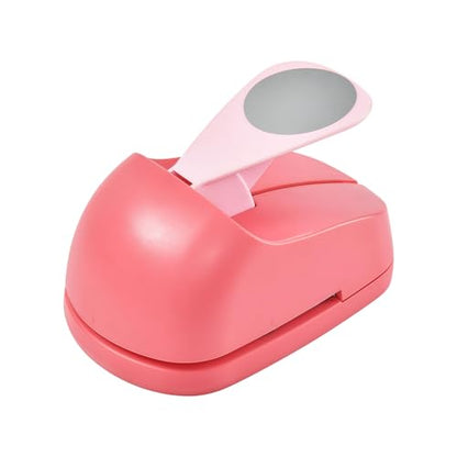 Circle Punch 3 inch Craft Lever Punch Circle Shape Lever Handmade Paper Punch Candy Color By Random 3 inch（76.2mm） - color: EVA-Circle-3