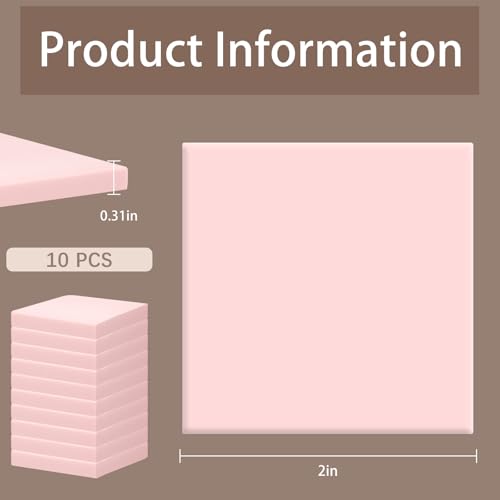10Pcs Square Linoleum Blocks for Printmaking,2x2in Premium Rubber Stamps, Printmaking Supplies for Printing, Stamp Making, and a Wide Range of DIY Craft Projects - color: Square 2x2x0.32in-10pcs