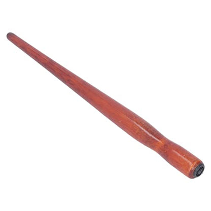 10 Pcs Dip Pen Set Nib Pen Holder Comic Dip Wooden Pen Nib Holder for Art Painting English Calligraphy (Annatto Color) - color: Annatto Color