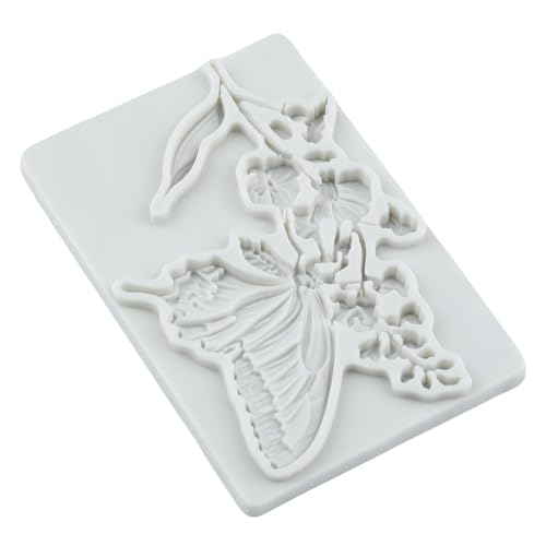 Butterfly Silicone Mold Flower and Butterfly Polymer Clay Molds - color: Style E